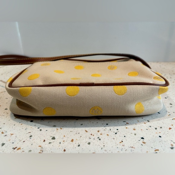 Vintage Dooney & Bourke Polka Dot Small Canvas Shoulder Crossbody Handbag‎ - Picture 11 of 16